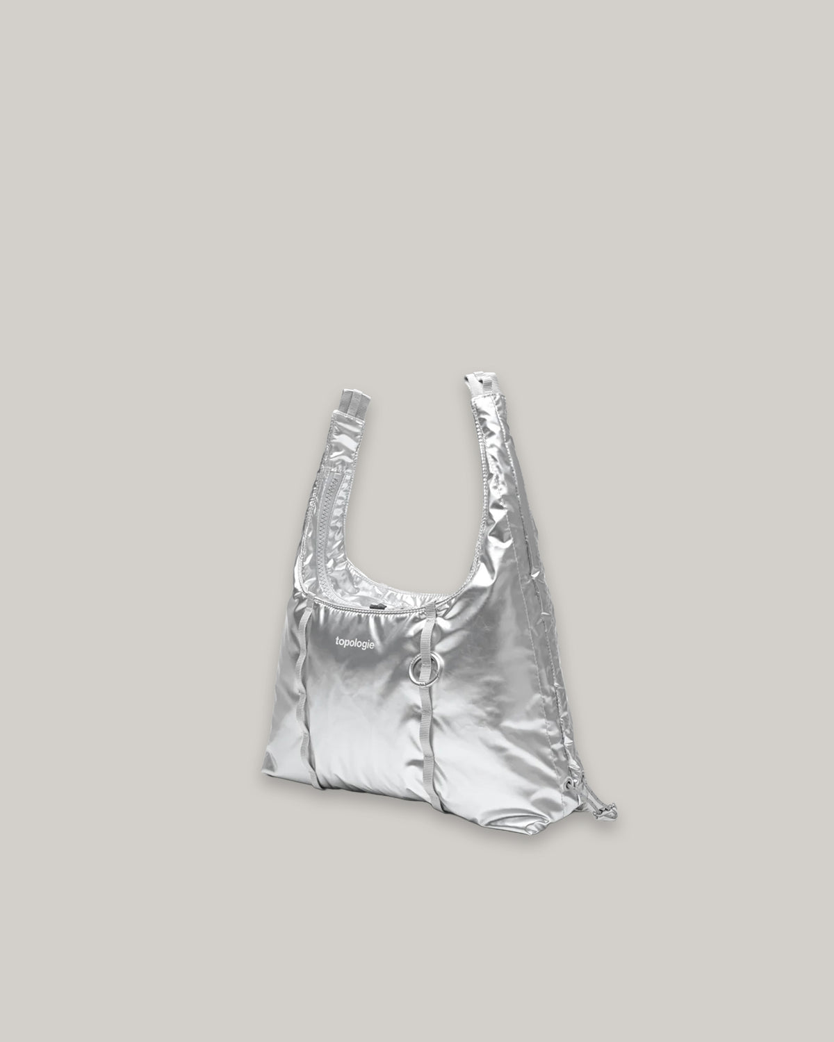 TOPOLOGIE CLOUD HOBO SMALL CHROME SPACE COATED