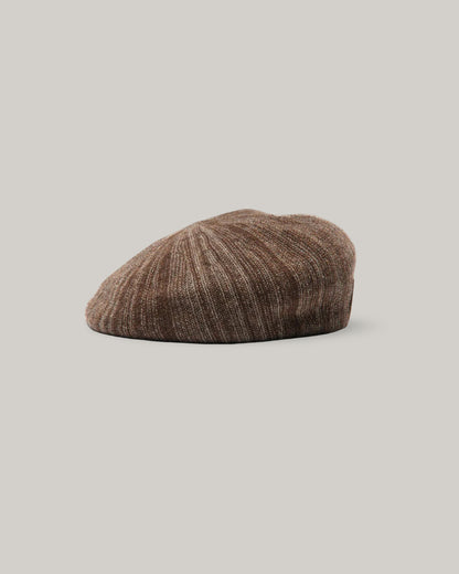 H. W. DOG & CO. CHAMBRAY BERET - BROWN
