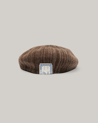 H. W. DOG & CO. CHAMBRAY BERET - BROWN