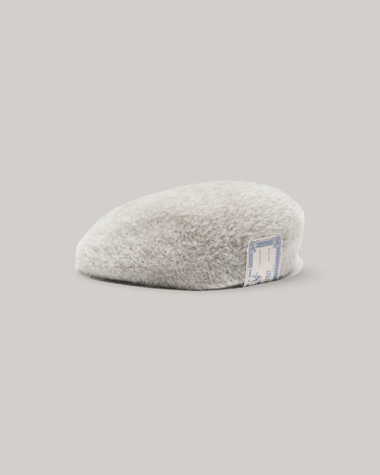 H. W. DOG & CO. MOHAIR MIX BERET - OFF WHITE