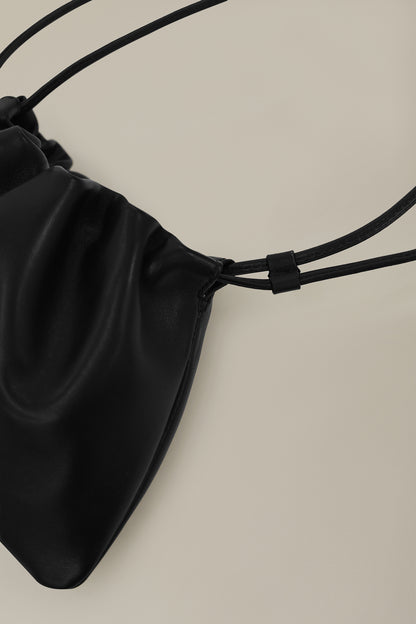 NOTHING WRITTEN NELLA STRAP MINI BAG - BLACK