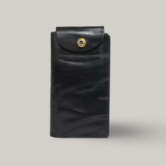 BLEU DE CHAUFFE CORTO WALLET -  AGED BLACK