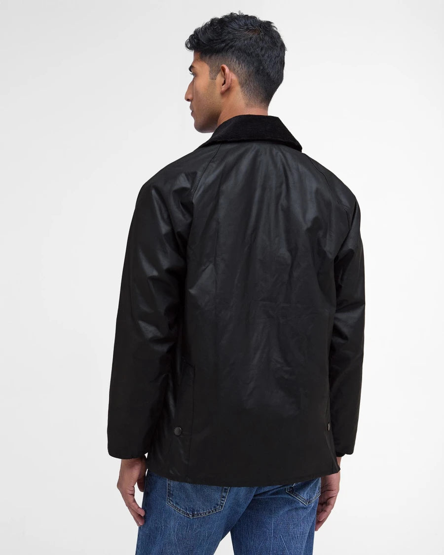BARBOUR BEDALE WAX JACKET - BLACK