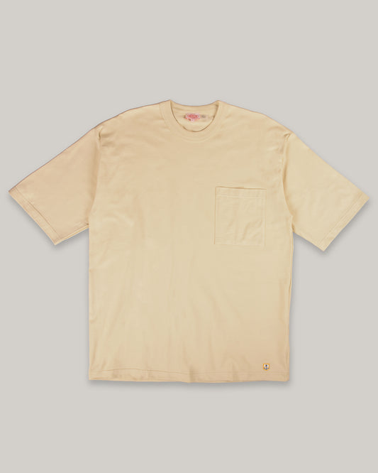 ARMOR LUX HERITAGE LOOSE FIT T-SHIRT - GRAVEL