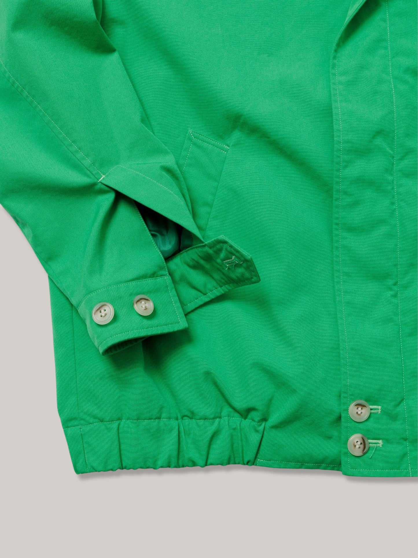 LENO HARRINGTON JACKET - GREEN