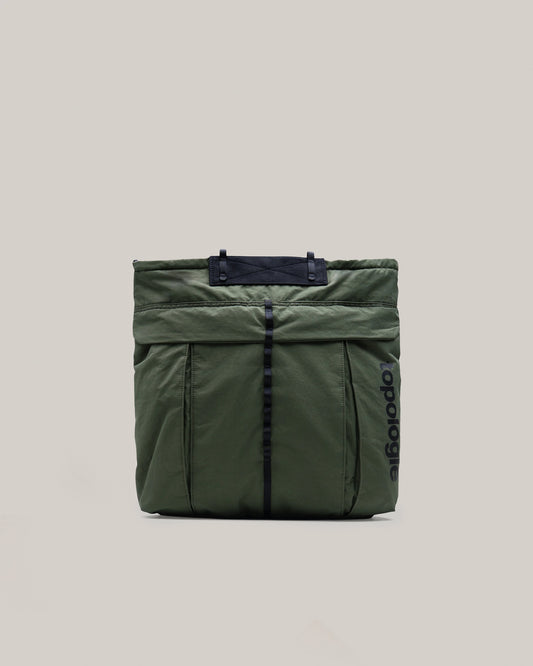 TOPOLOGIE HELMET BAG DEEP FOREST WASHED NYLON