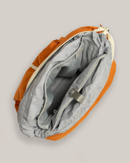 TOPOLOGIE HELMET BAG BURN ORANGE NEEDLE RIPSTOP