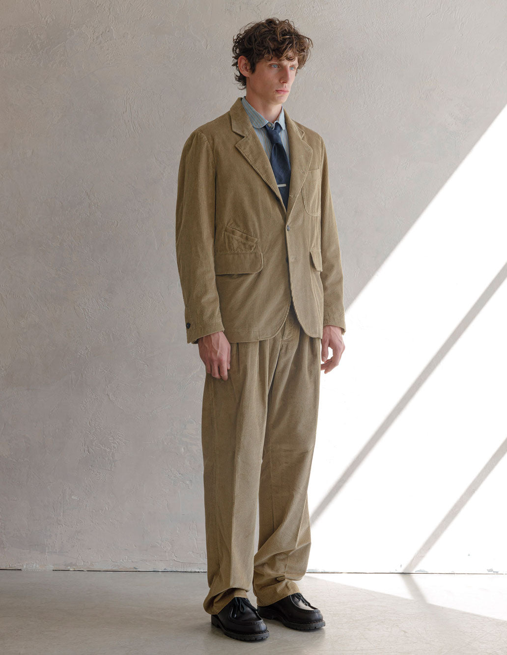 1ST PAT-RN ALLEN TROUSER - SOFT CORDUROY - BEIGE