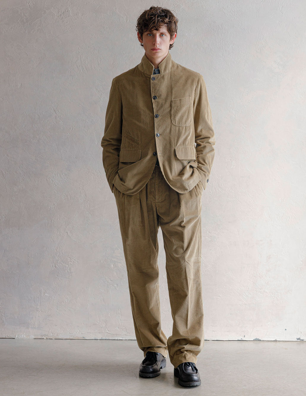 1ST PAT-RN HORLOGER JACKET - SOFT CORDUROY - BEIGE