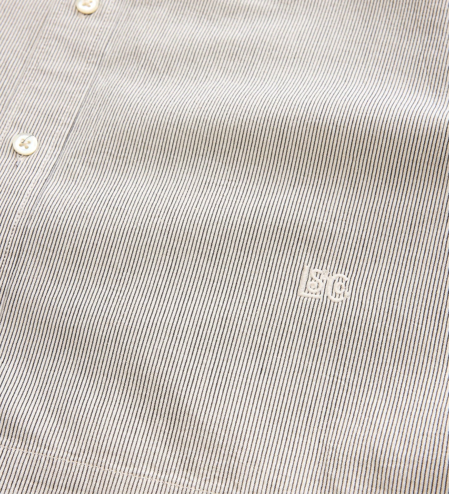 LEVI'S BLUE TAB SS BOXY SHIRT - STRIPE N & A GREY