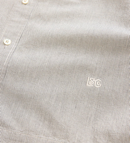 LEVI'S BLUE TAB SS BOXY SHIRT - STRIPE N & A GREY