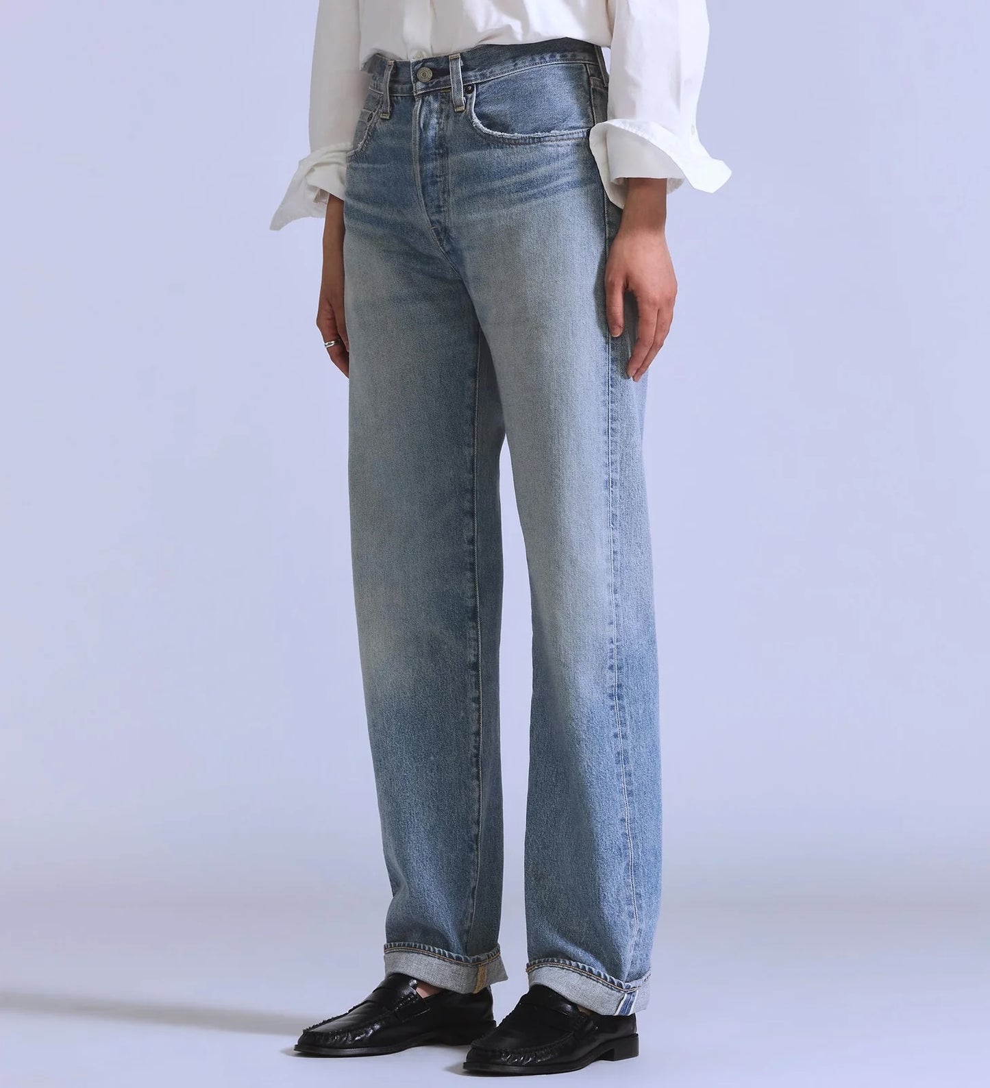 LEVI'S BLUE TAB WOMEN'S '70'S 501 JEANS - CAYLEY