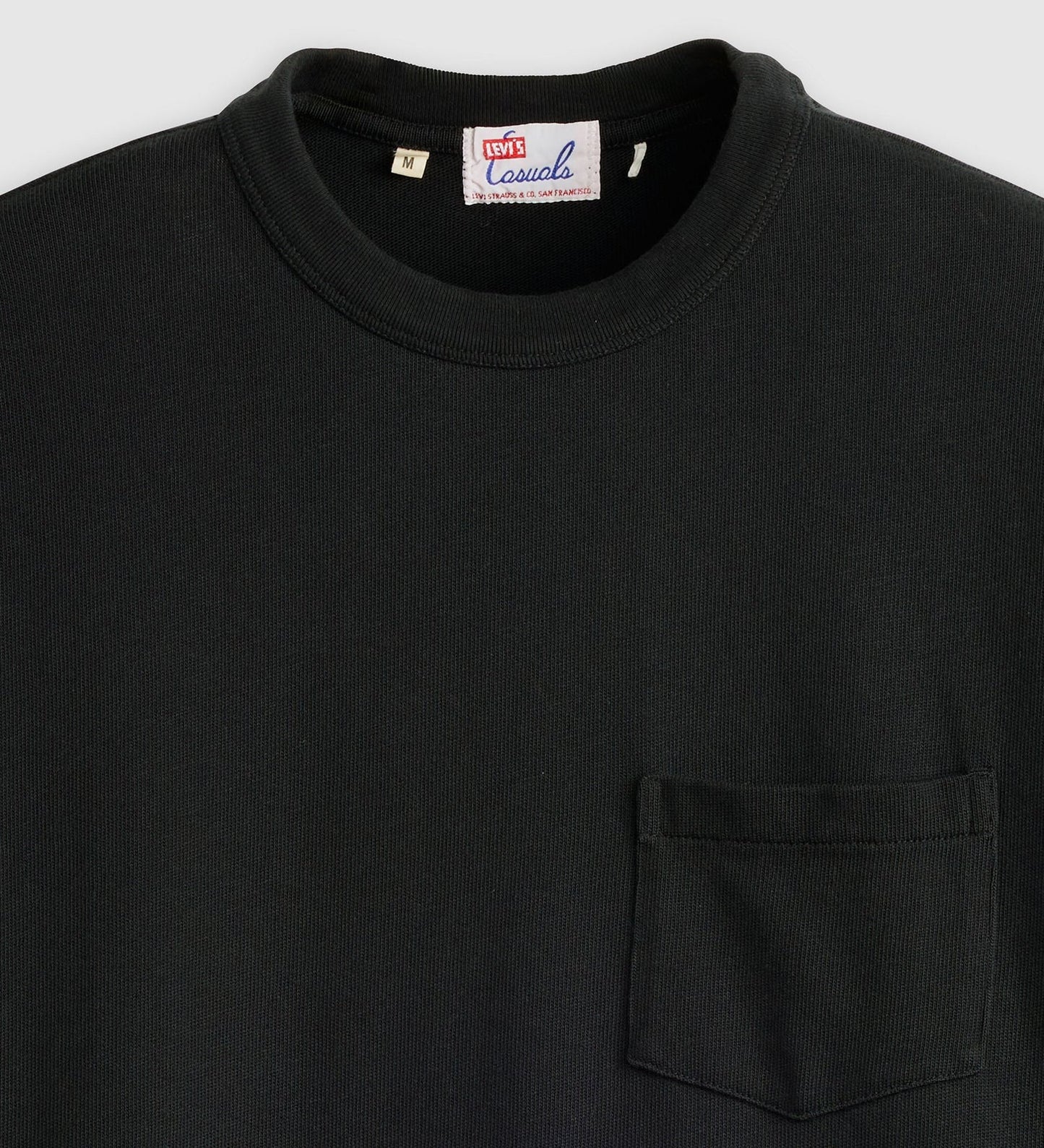 LEVI'S VINTAGE CLOTHING 1960's CASUAL TEE - JET BLACK