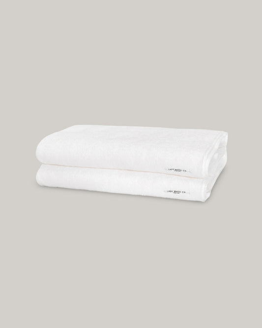 LW - C x IMABARI BATH TOWELS - WHITE
