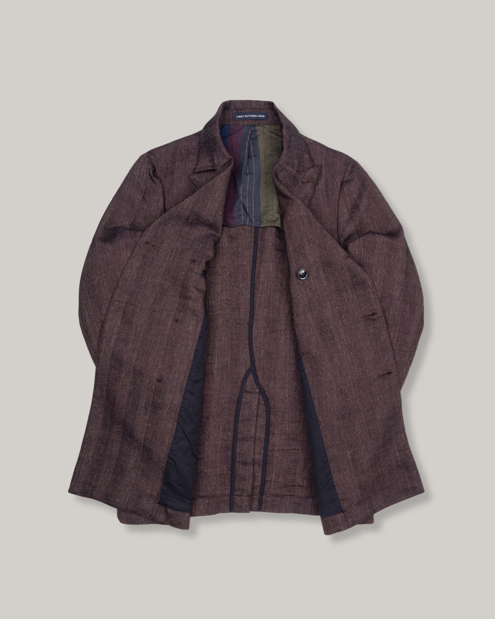 1ST PAT-RN MANUFACT DB JACKET - BURNT HERRINGBONE