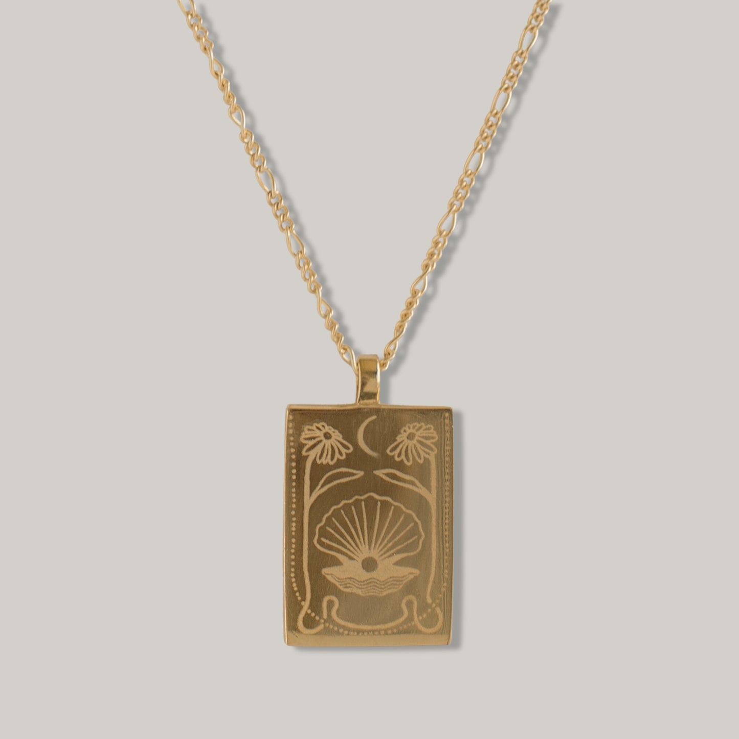 MEREWIF ACE OF SPADES NECKLACE