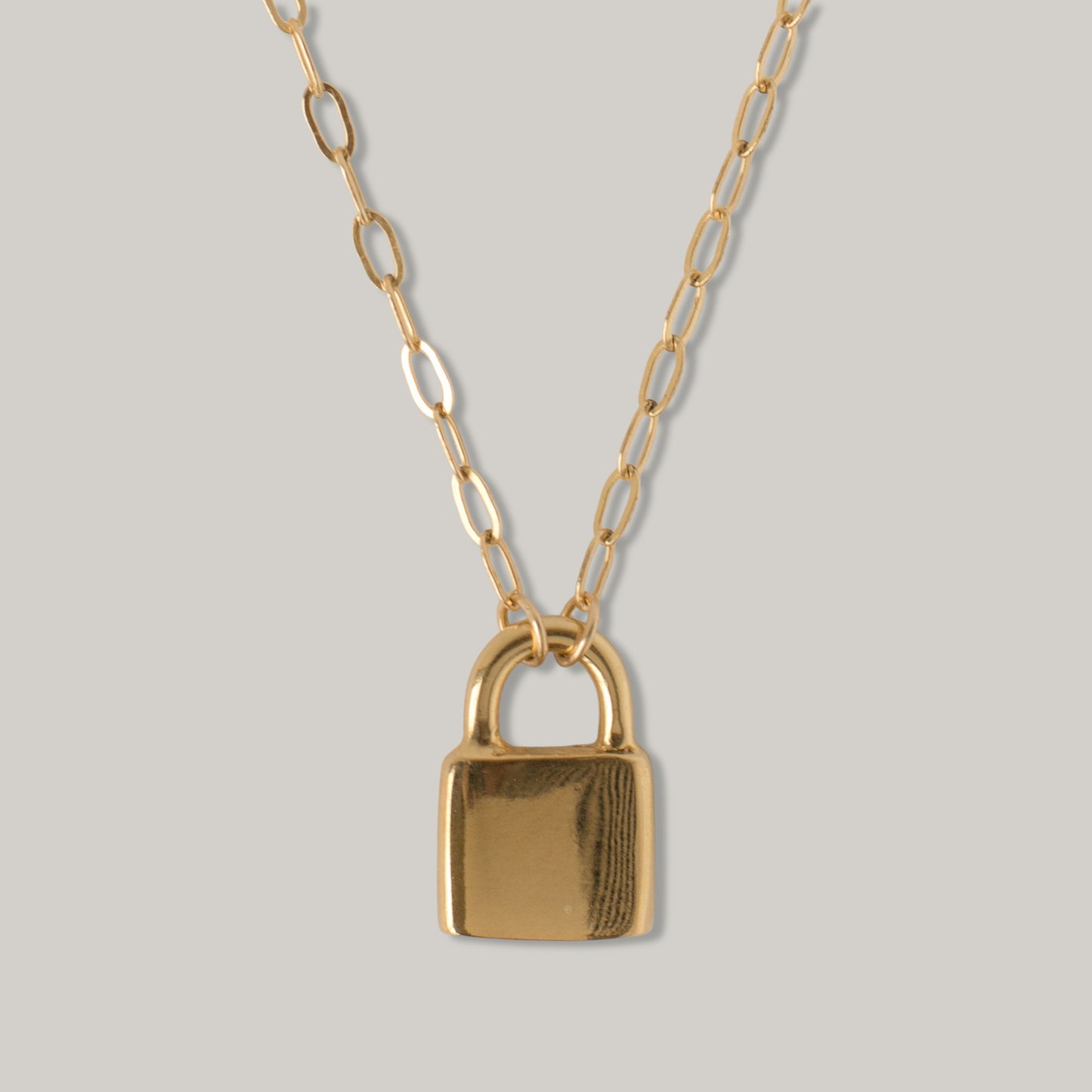 MEREWIF HOLMES PADLOCK NECKLACE