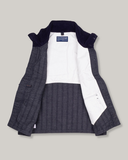 1ST PAT-RN OUTLANDER VEST - BLUE MODERN HICKORY