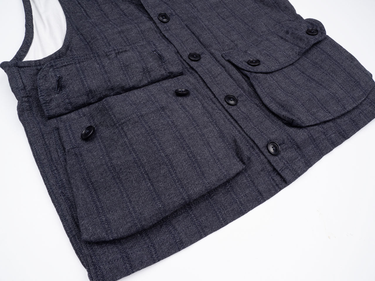 1ST PAT-RN OUTLANDER VEST - BLUE MODERN HICKORY