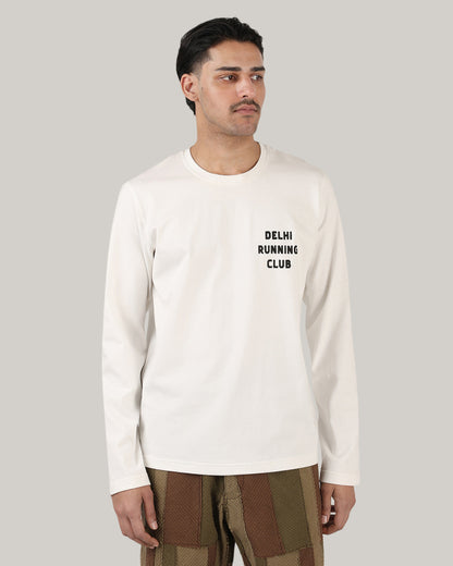 KARDO LONG SLEEVE GRAPHIC T-SHIRT - 'UTHO DAUDO BHAAGO' PRINT