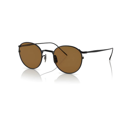 OLIVER PEOPLES G. PONTI4 MATTE BLACK W/ TRUE BROWN