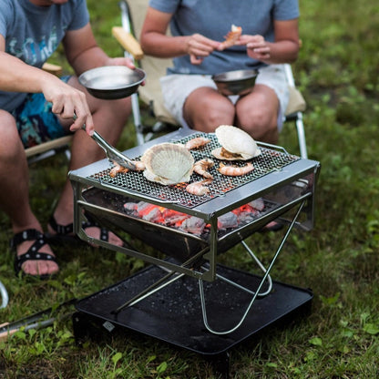 SNOW PEAK LARGE FIRE PIT KIT (PACK & CARRY STARTER KIT)