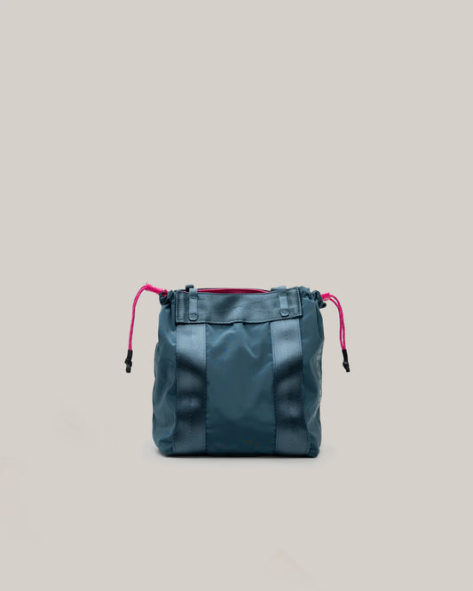 TOPOLOGIE SUMMIT TOTE SMALL DEEP TEAL TECH SATEEN