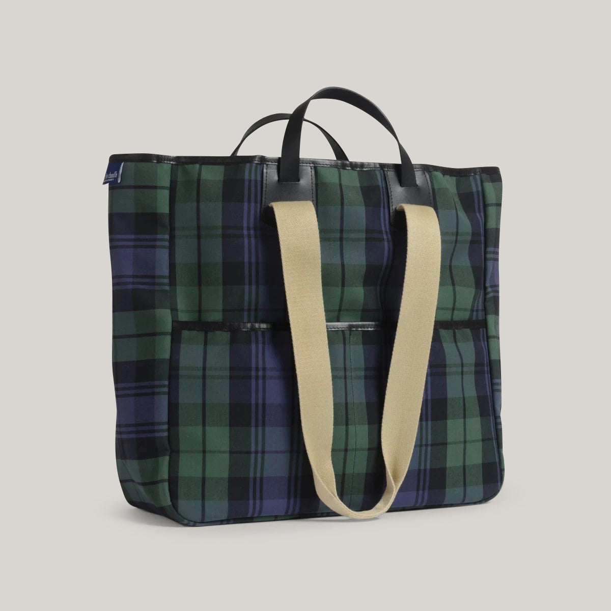 BLEU DE CHAUFFE MELINE TOTE BAG - TARTAN