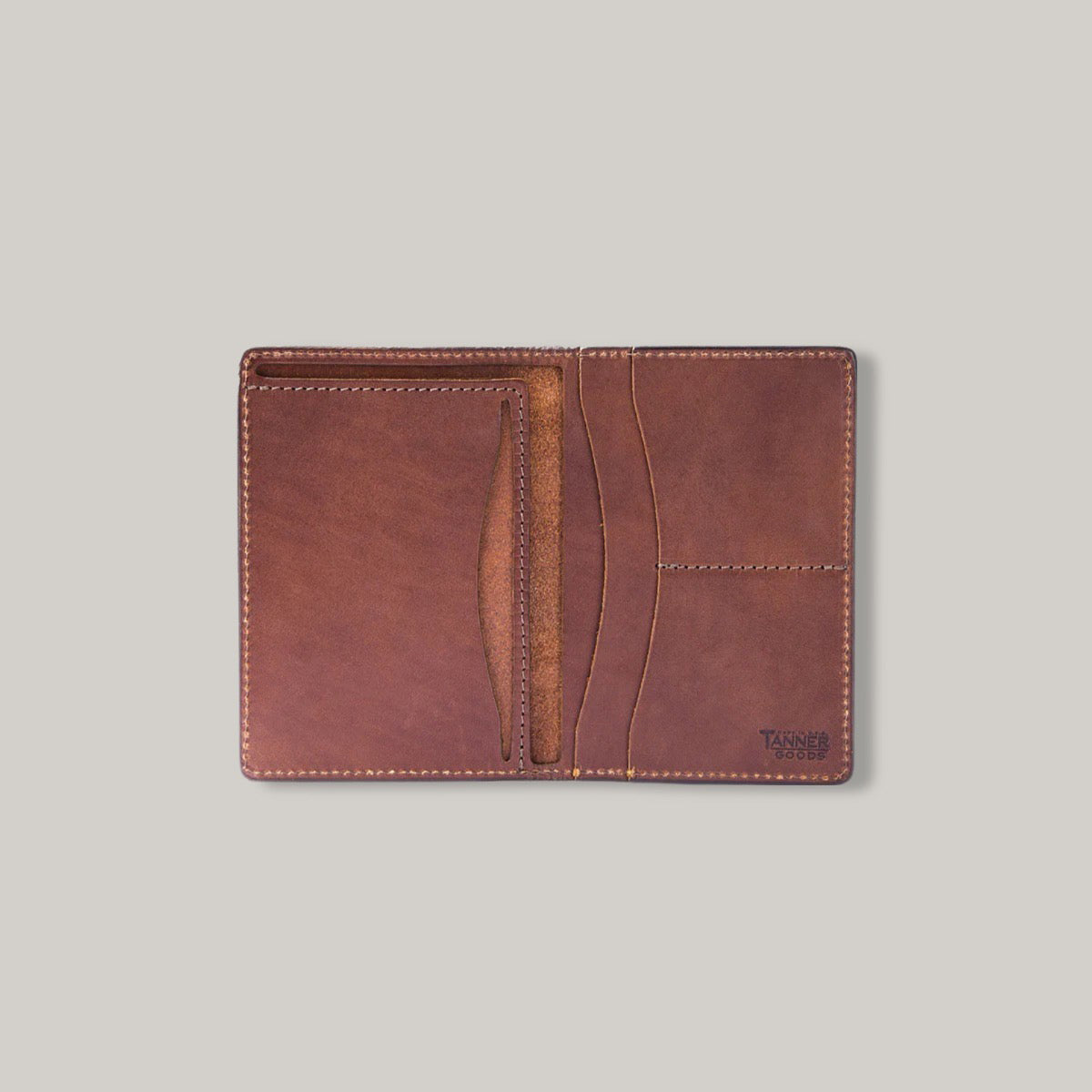 TANNER GOODS TRAVEL WALLET - COGNAC