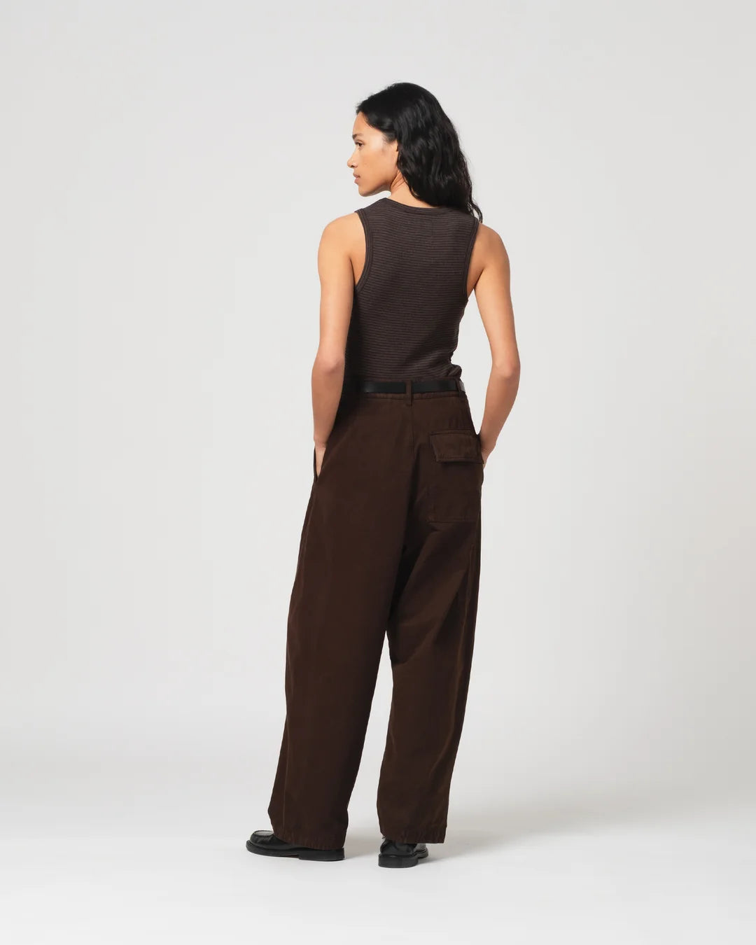 EAT DUST AMBASSADOR PANTS - GARBADINE SATIN - EBONY