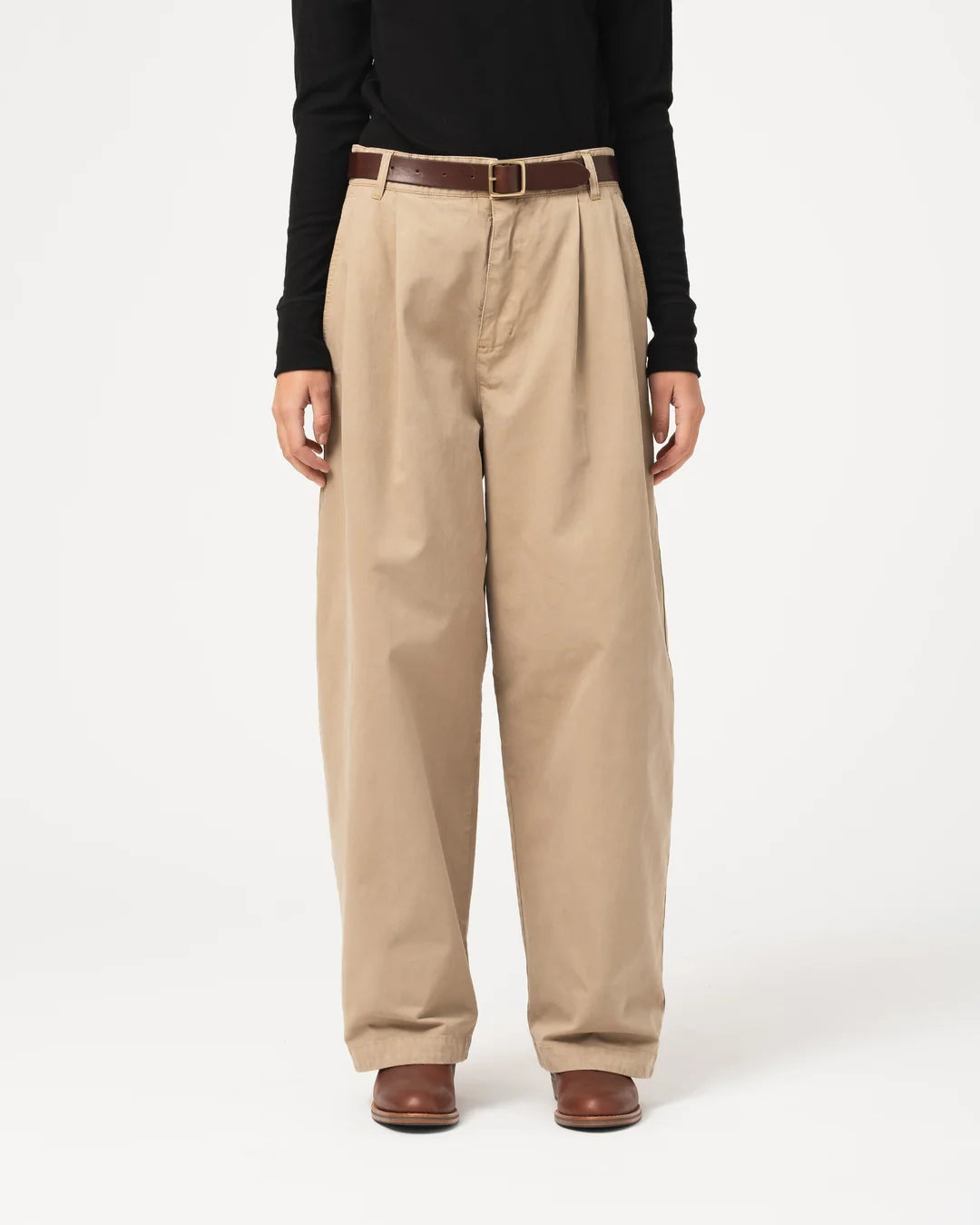 EAT DUST AMBASSADOR PANTS - GARBADINE SATIN - KELP
