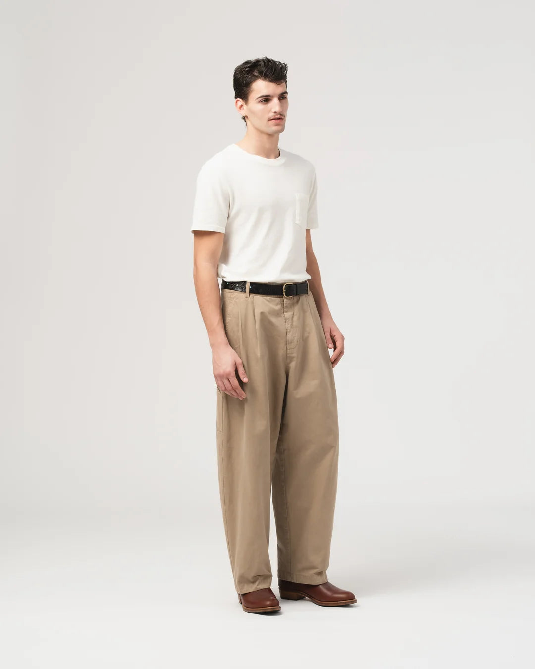EAT DUST AMBASSADOR PANTS - GARBADINE SATIN - KELP