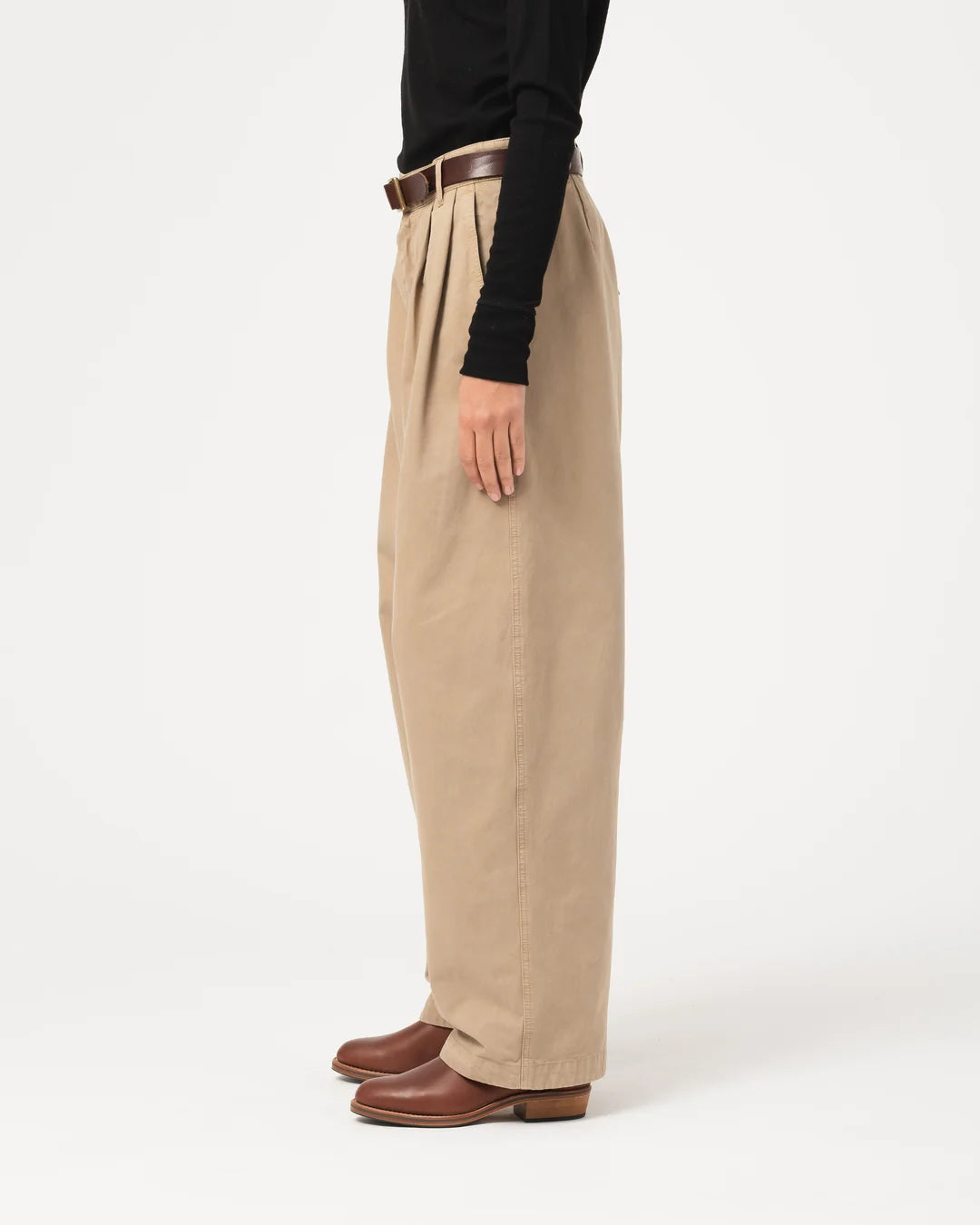 EAT DUST AMBASSADOR PANTS - GARBADINE SATIN - KELP