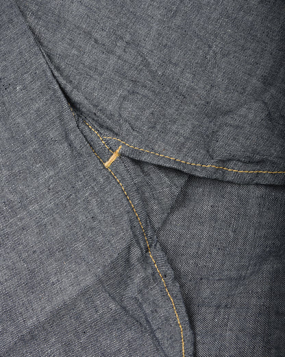 TS(S) ASYMMETRIC POCKET WORK SHIRT - NAVY