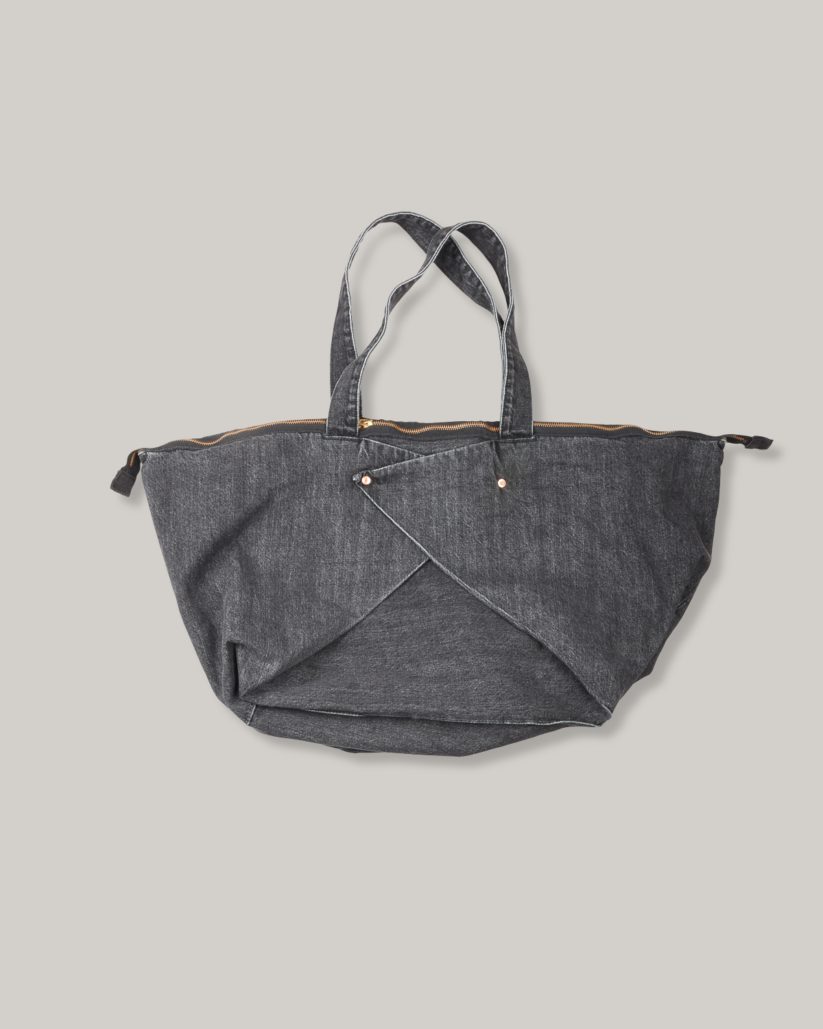WORKING TAKEOUT BAG - BLACK STONE WASHED