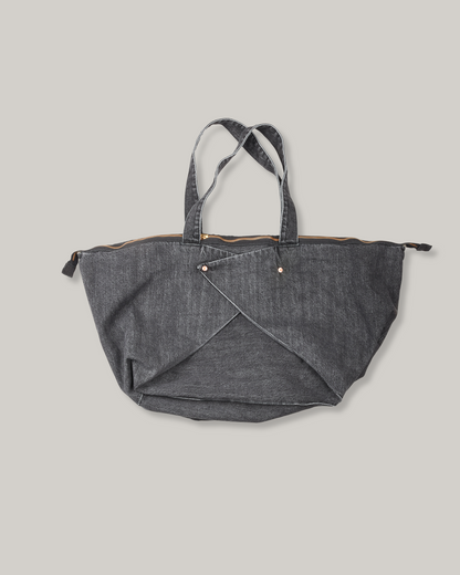 WORKING TAKEOUT BAG - BLACK STONE WASHED