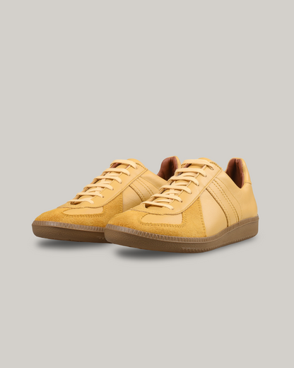 REPRODUCTION OF FOUND - GERMAN MILITARY TRAINER - LIGHT YELLOW