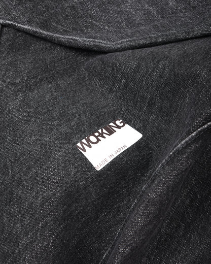 WORKING TAKEOUT BAG - BLACK STONE WASHED