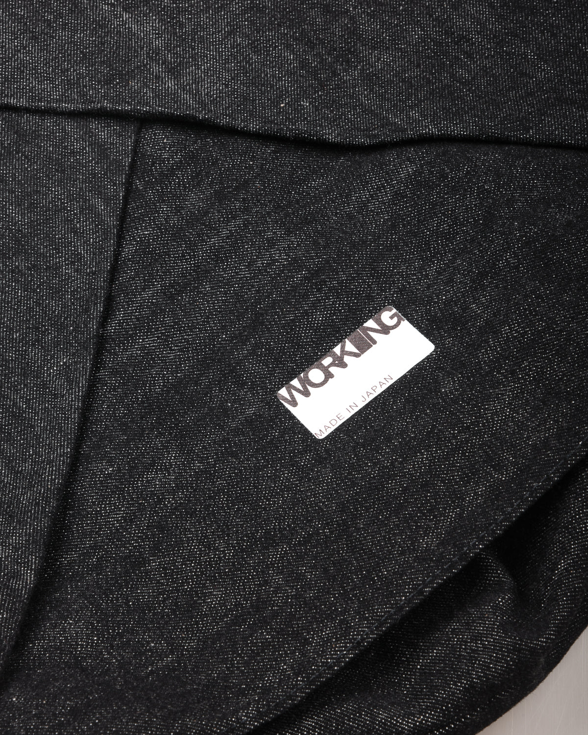 WORKING TAKEOUT BAG - BLACK RINSED