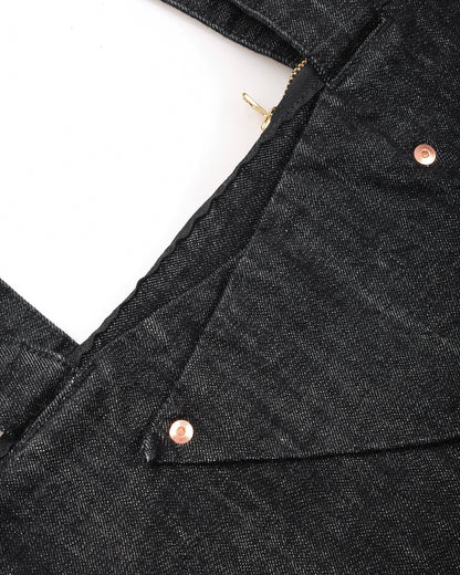 WORKING TAKEOUT BAG - BLACK RINSED