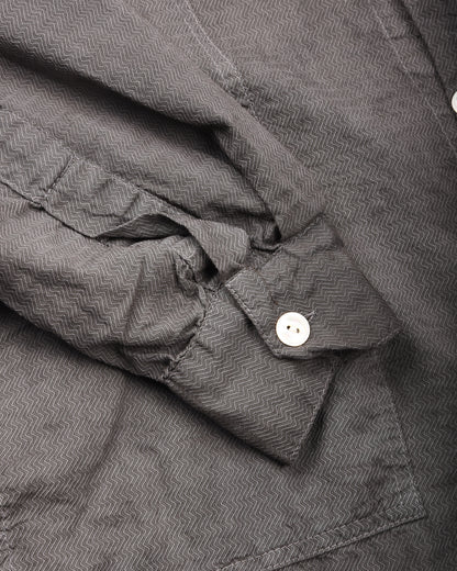 TENDER STOLE POCKET BUTTERLY SHIRT - THUNDERBOLT COTTON CAMBRIC - CHESTNUT