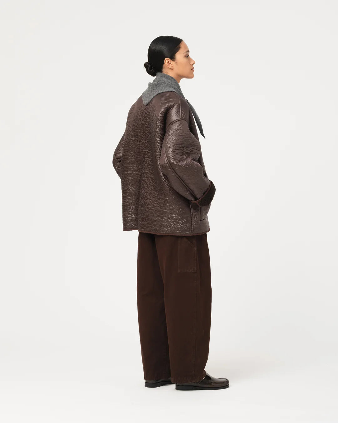 GIRLS OF DUST SOLAR JACKET - BROWN