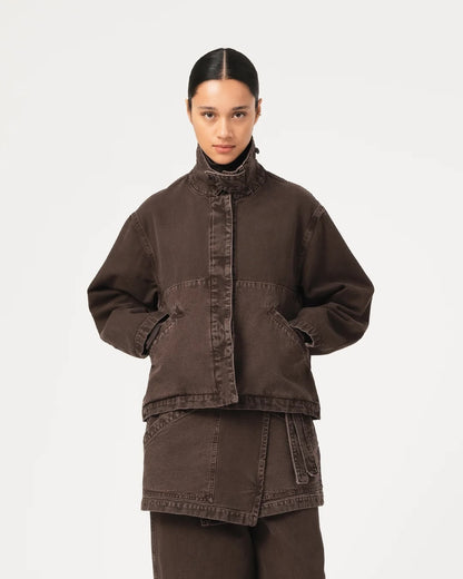 GIRLS OF DUST WONDER JACKET - SEPIA CANVAS