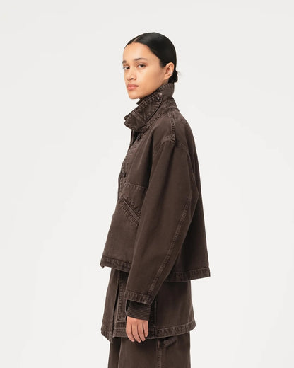GIRLS OF DUST WONDER JACKET - SEPIA CANVAS
