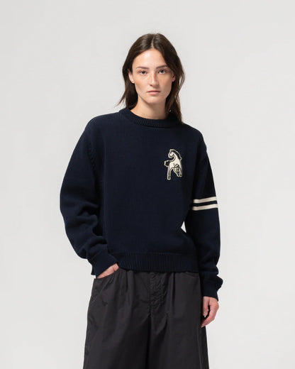 GIRLS OF DUST LEAGUE SWEATER - INDIA BLUE