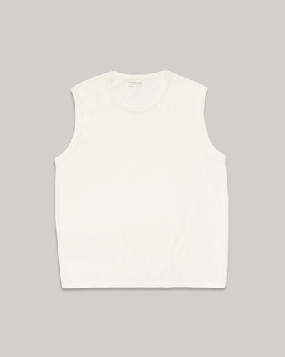 LADY WHITE CO. SLEEVELESS TEE - WHITE