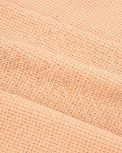 W'MENSWEAR GAS STATION TEE - MUSTARD YELLOW WAFFLE
