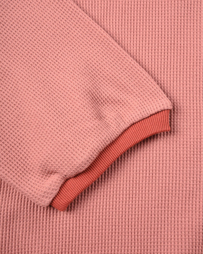 W'MENSWEAR GAS STATION TEE - PINK WAFFLE