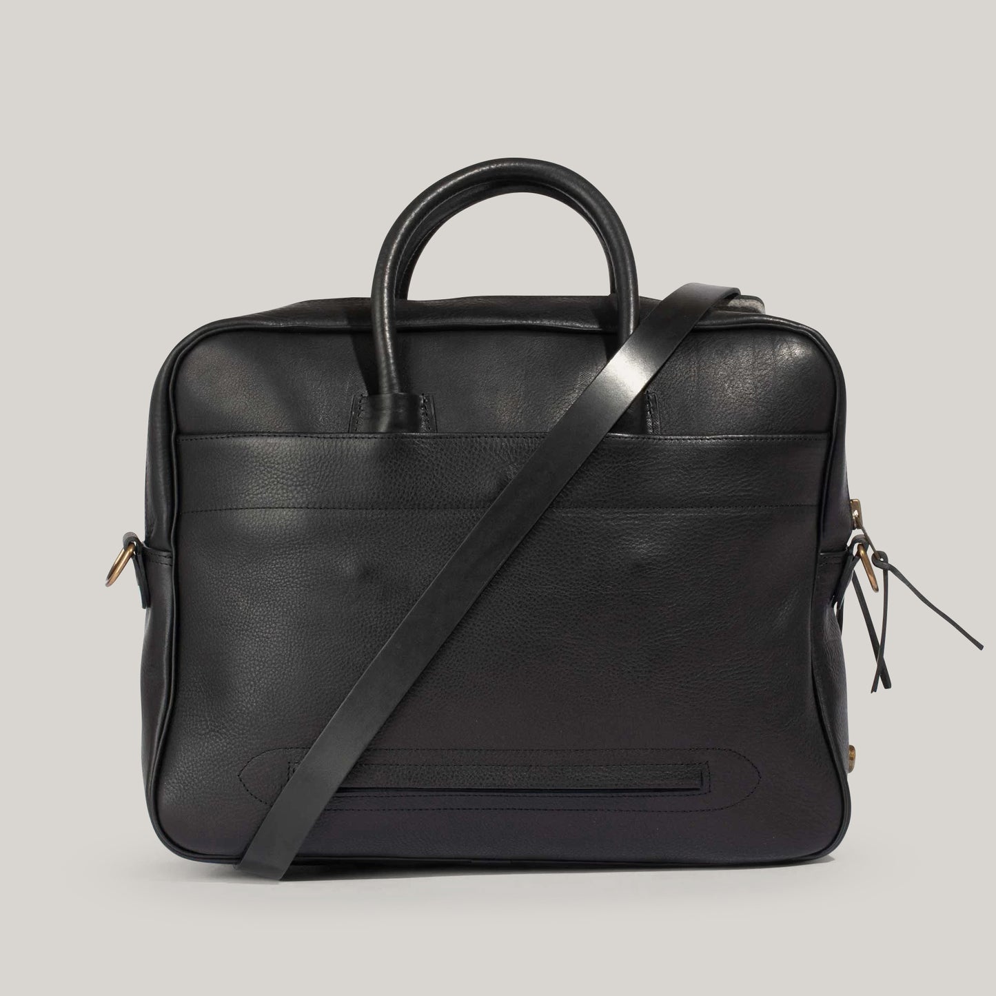 BLEU DE CHAUFFE ZEPPO BUSINESS BAG - BLACK