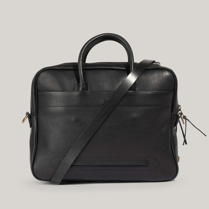 BLEU DE CHAUFFE ZEPPO BUSINESS BAG - BLACK